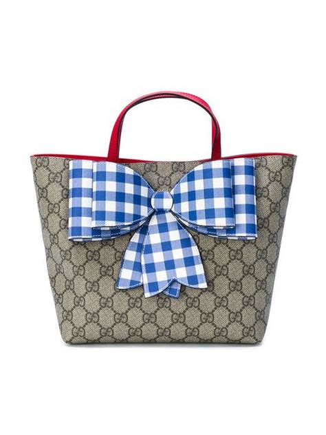 gucci purse with gingham bow|GUCCI® Official .